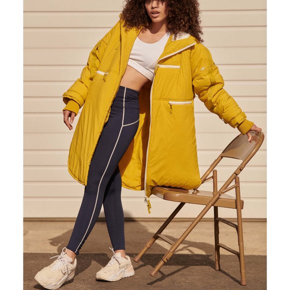 Free People Jackets & Blazers - NWT FP Movement Survival Mode Puffer / Desert Grass